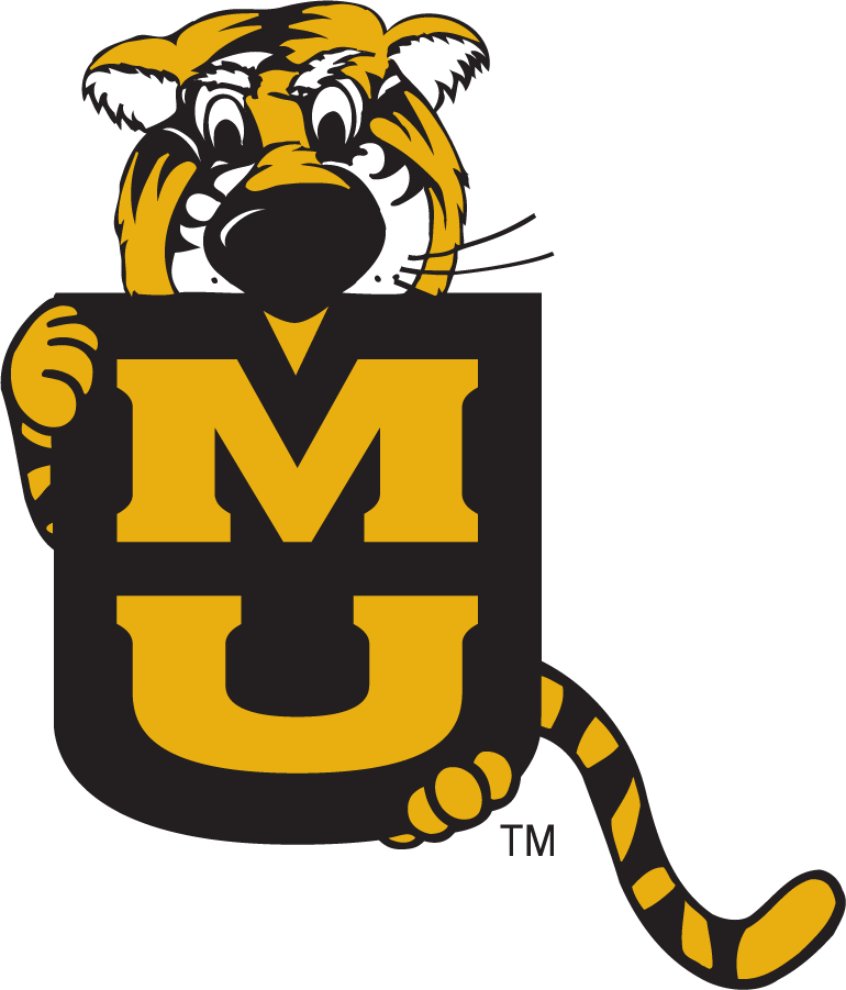 Missouri Tigers 1990-2012 Mascot Logo diy DTF decal sticker